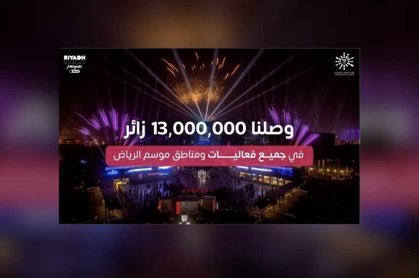 “آل الشيخ”: تجاوز زوار موسم الرياض حاجز الـ13 مليون زائر