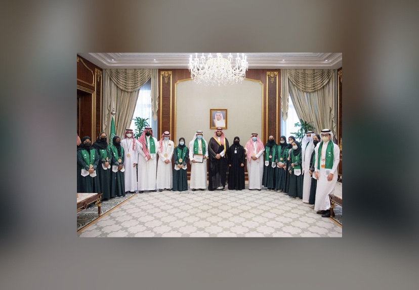 الأمير محمد بن سلمان لوفد “موهبة”.. فخور بما حققه الطلبة الموهوبون في معرض آيسف 2022