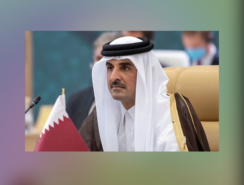 أمير قطر يهنئ خادم الحرمين الشريفين باليوم الوطني