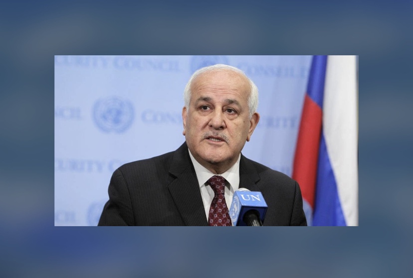 مندوب فلسطين بالأمم المتحدة يؤكد تصاعد اعتداءات حكومة نتنياهو ضد الشعب الفلسطيني