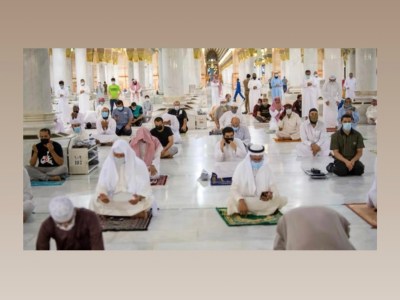 المسجد النبوي يستقبل المعتكفين اليوم في العشر الأواخر من رمضان