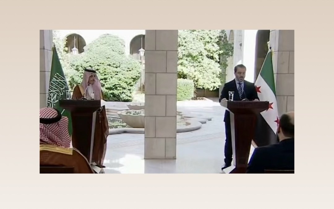 فيصل بن فرحان: بتوجيهات ولي العهد نقف مع سوريا يداً بيد.. والشيباني: اتفاقية تاريخية لإعادة النور إلى البلاد