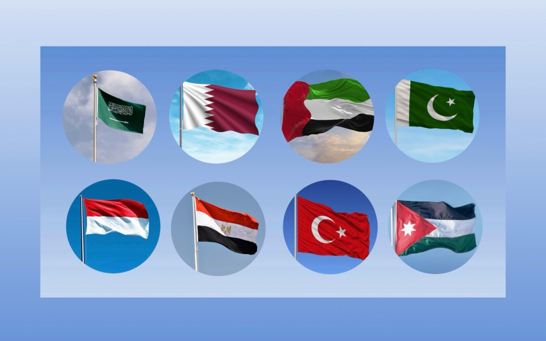 بيان مشترك لوزراء خارجية 8 دول إسلامية يؤكد دعم جهود إنهاء الحرب في غزة وتكريس حل الدولتين